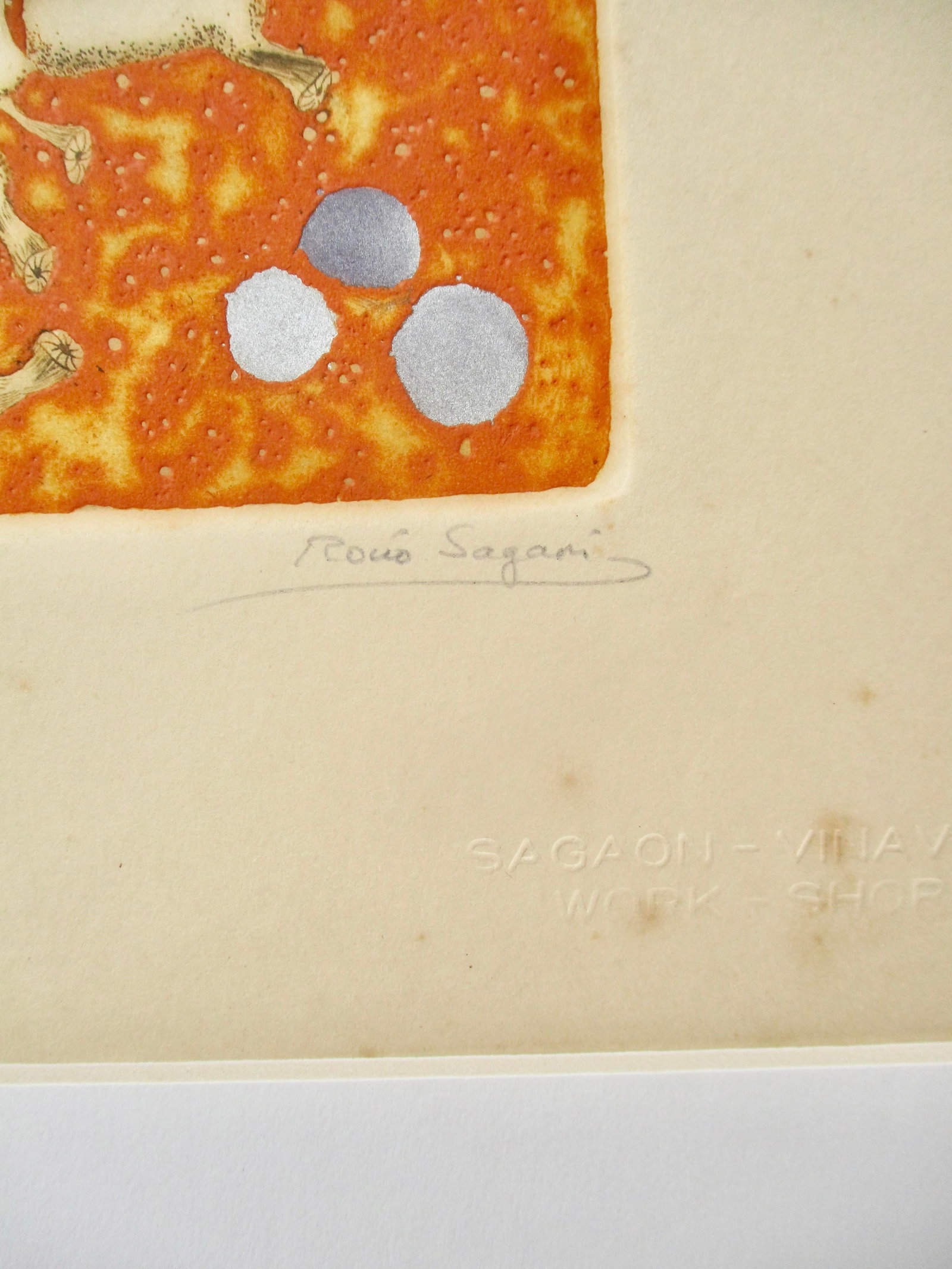 Rone Sugami Etching 12/50 Organism 4 - 4