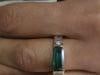 Natural Zambian high quality diamond ring in 18k hold - 2