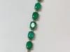 23 Carat Natural Emerald Cocktail Tennis Bracelet 14 Karat White Gold - 16