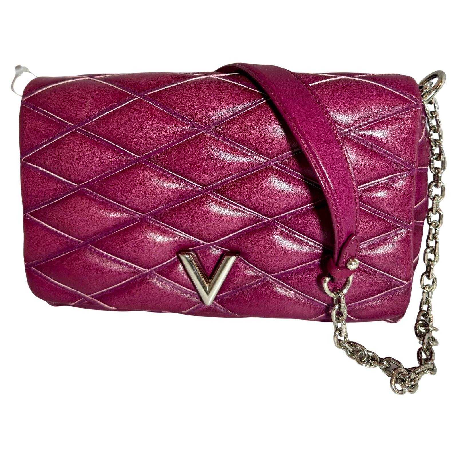 Louis Vuitton Lambskin Malletage GO-14 MM Bordeaux, Excellent Condition Like New - 15