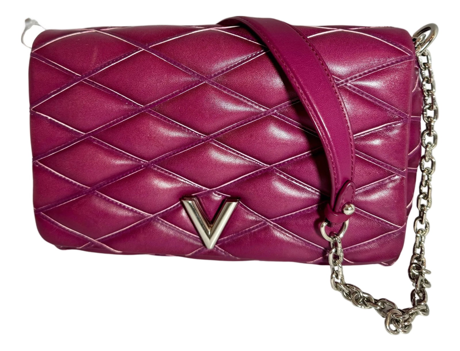 Louis Vuitton Lambskin Malletage GO-14 MM Bordeaux, Excellent Condition Like New: Louis Vuitton Lambskin Malletage GO-14 MM Bordeaux, Excellent Condition Like New Part of the Fall-Winter 24 collection, this new compact edition of the GO-14 MM is set to become a day-to-night icon.