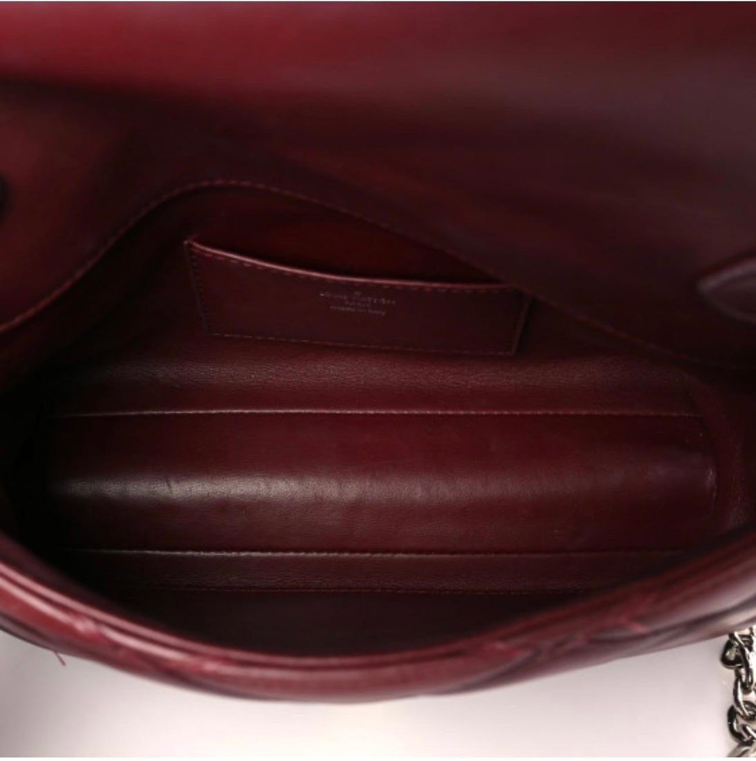 Louis Vuitton Lambskin Malletage GO-14 MM Bordeaux, Excellent Condition Like New - 8