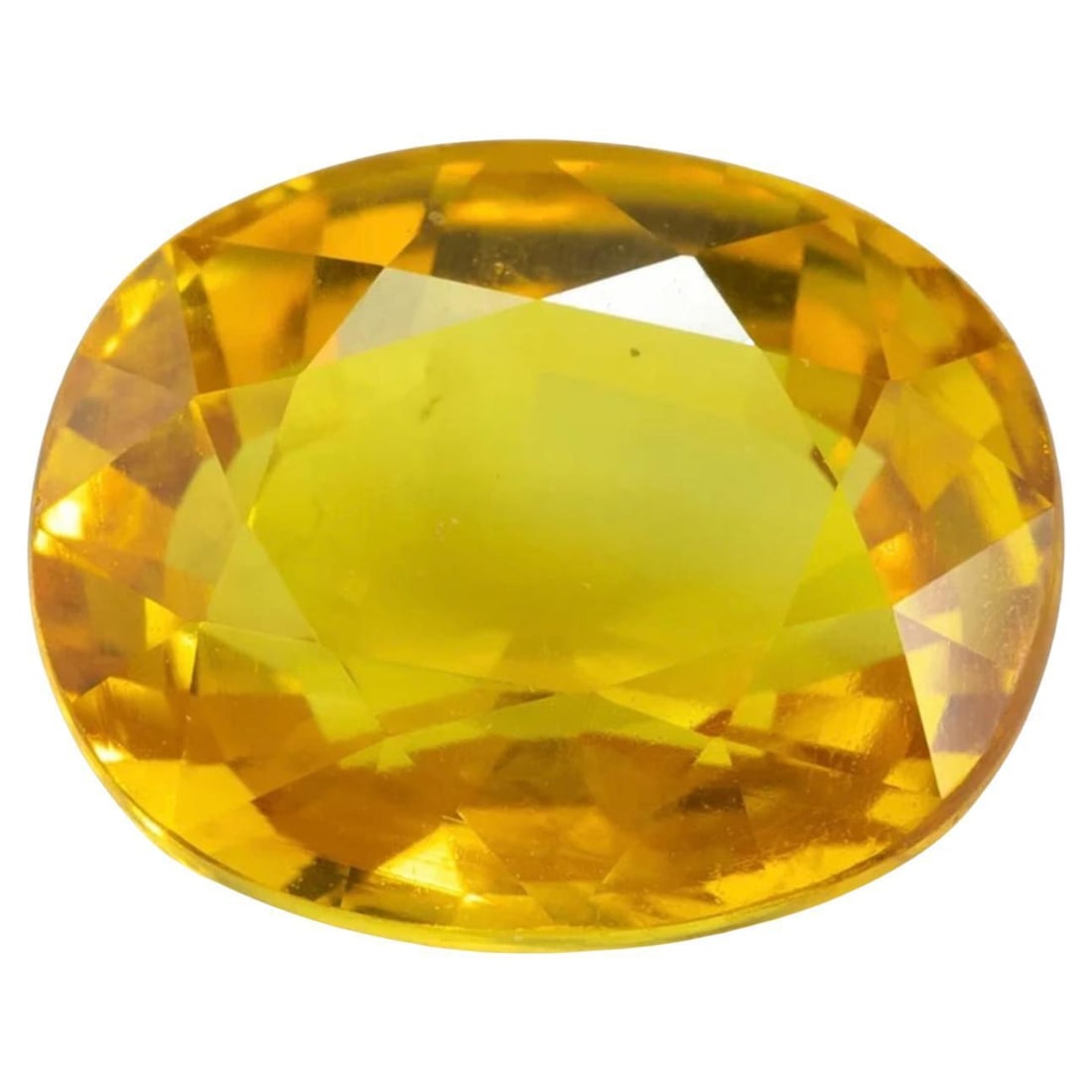 GIA Certified 5.56 Ct Natural Ceylon Yellow Sapphire Pendant Necklace white Gold - 4
