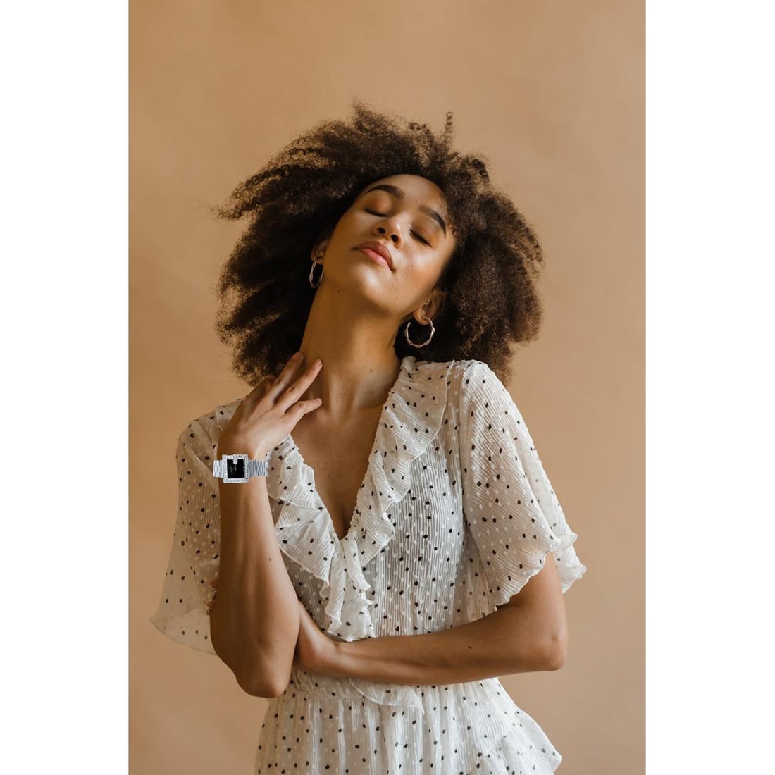Gucci 100M Steel Rectangular Custom Diamond G-Bezel Black Dial Unisex Watch - 10