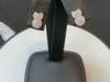1 Carat, Cluster Stud Earrings 14 Karat White Gold Post Back, Great Value - 16