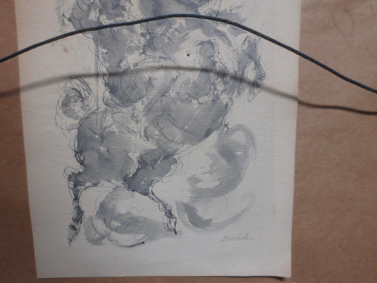 Painting by Charles Burdick Tondo Form Circa 2002 - 7