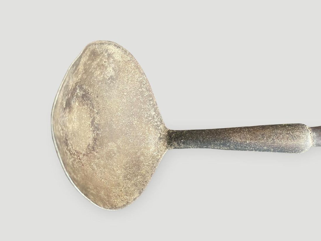 Antique Hand Antique Wooden Ladle - 5