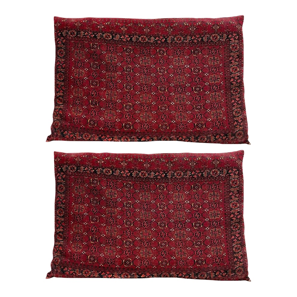 Over-Sized Sister Baluchi Floor Pillows Dog Beds 41" x 72" x 36" - A Pair (1 of 9)