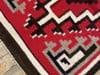 1940s Red Geometric Tribal Antique American Navajo Rug 2'2" X 2'10" Flatweave Wool Carpet - 5
