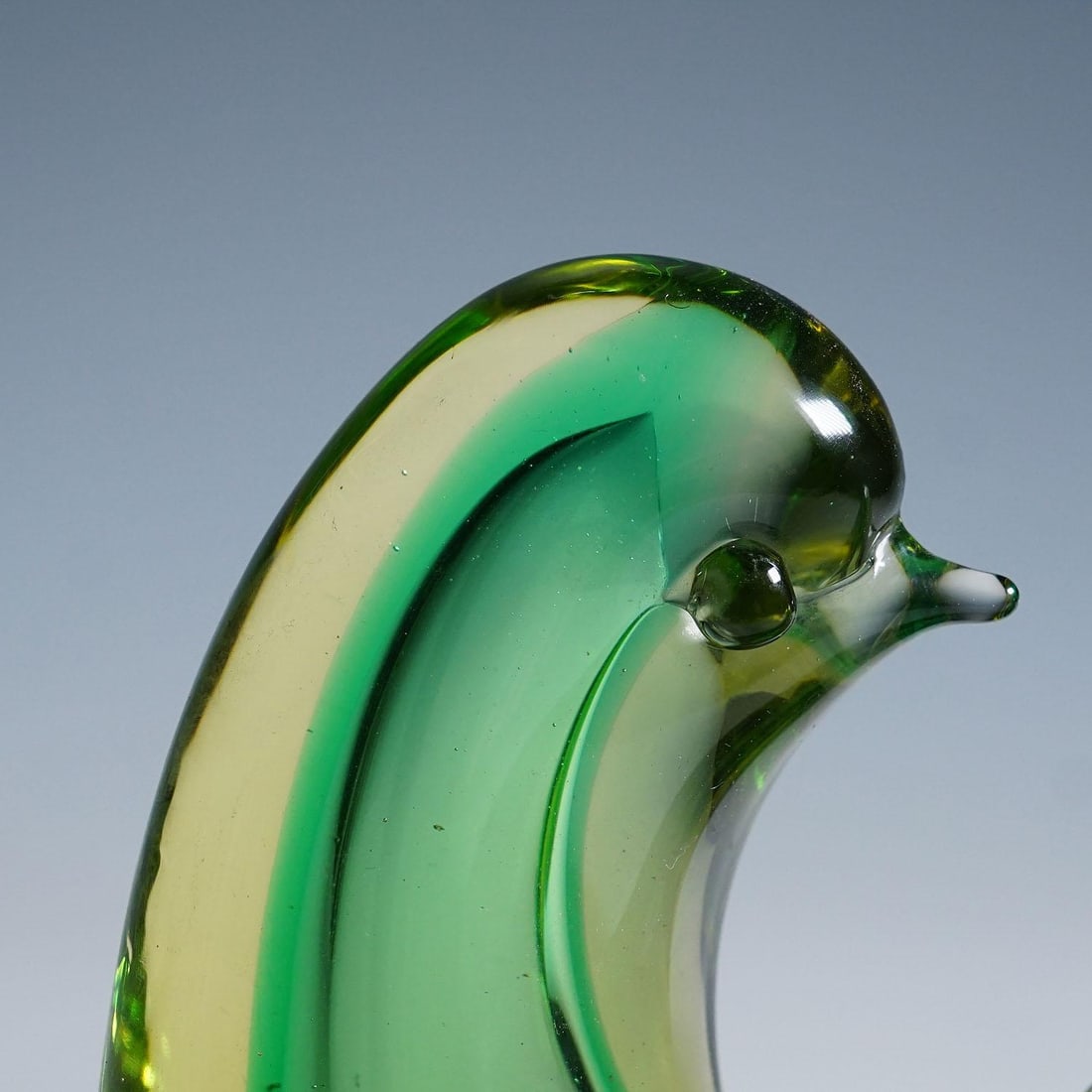 Sommerso Glass Bird Sculpture, Flavio Poli for Seguso Murano 1953 - 8