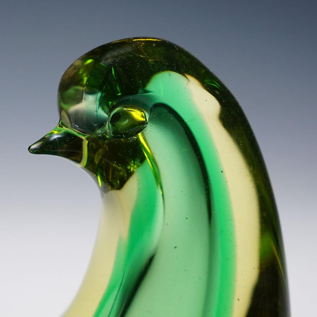 Sommerso Glass Bird Sculpture, Flavio Poli for Seguso Murano 1953 - 8