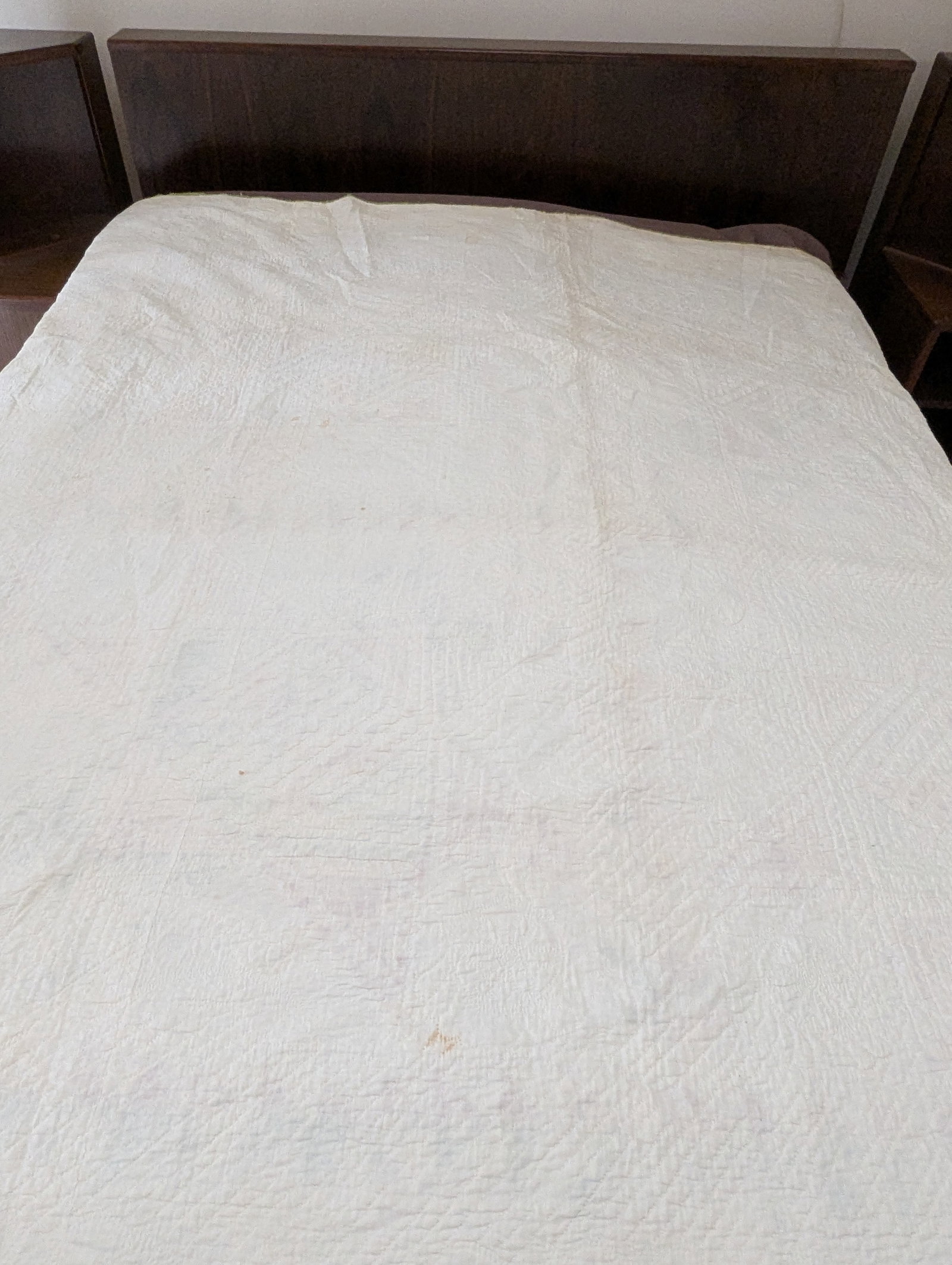 Antique Quilt With Signed/Stitched Dated 1851 "˜Ohio Star' or "˜Sawtooth Star' Pattern - 9