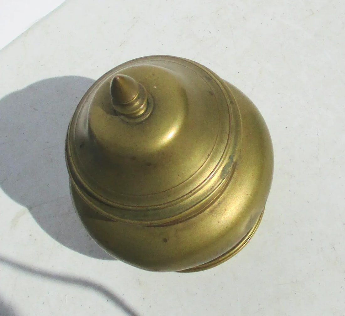 Nepali Bronze Ginger Jar Antique - 6