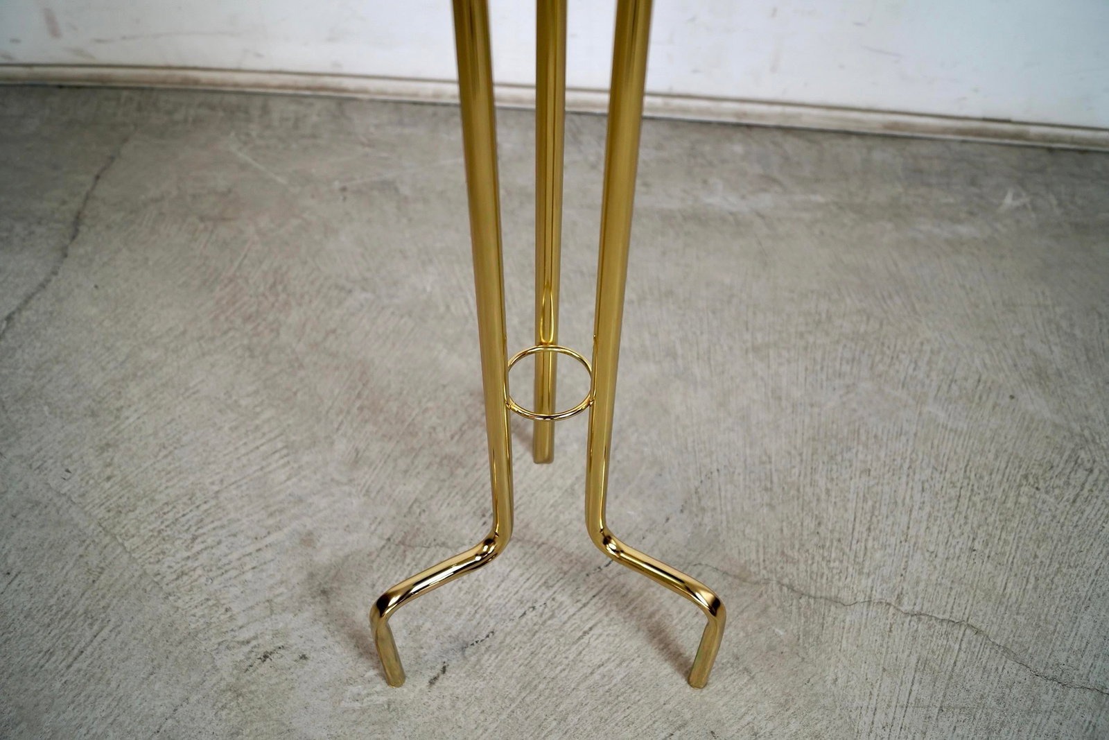 1970's Hollywood Regency Brass Champagne Ice Bucket Stand With Bucket - 8
