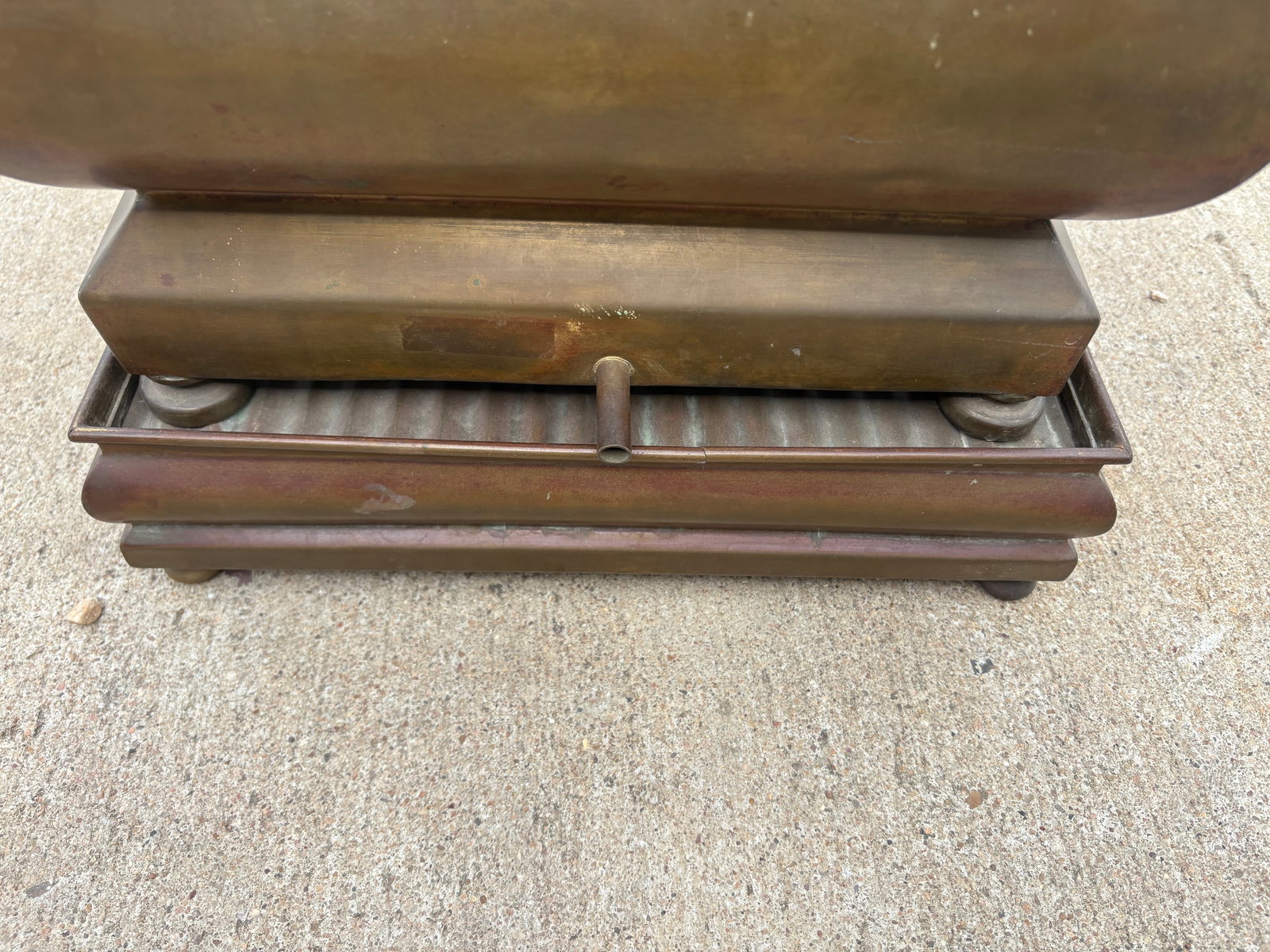 1960s French Brass Multi Bottle Wine Chiller - 12