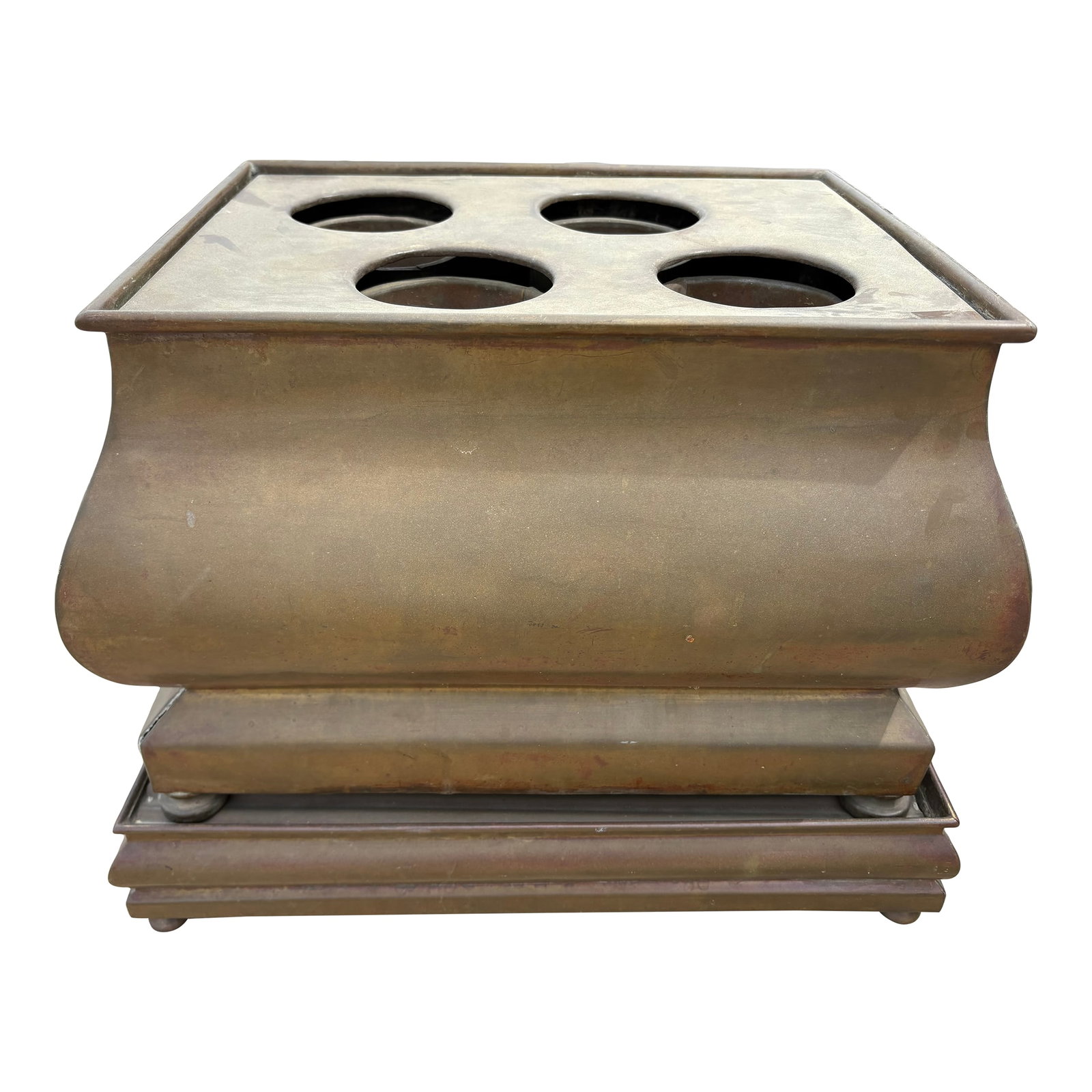 1960s French Brass Multi Bottle Wine Chiller (1 of 12)