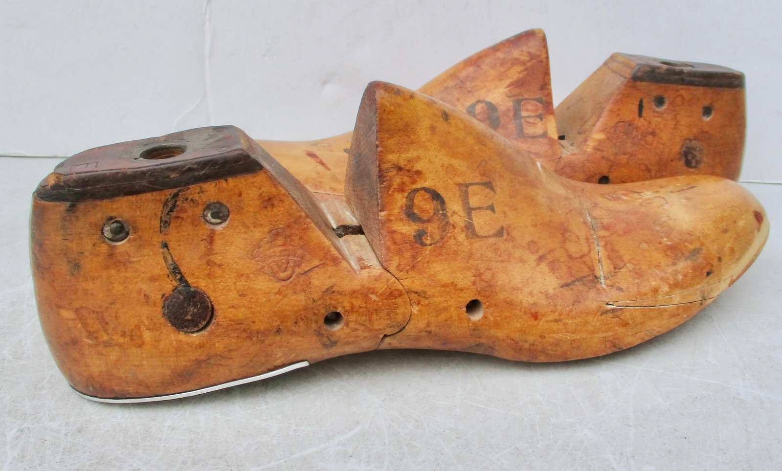 Vintage Wooden Shoe Stays, U S Navy 1938 - A Pair of 2 - 3