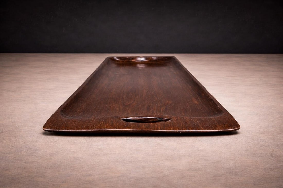 Brazilian Mid-Century Modern Tray in Rosewood, Jean Gillon, 1960s - 5
