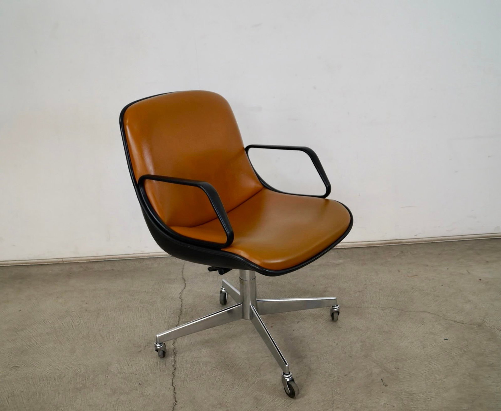 1970's Mid-Century Modern Knoll Style Office Desk Chair - 2