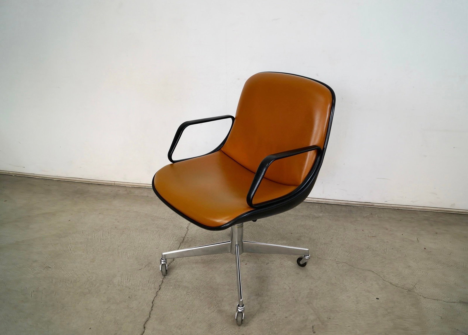 1970's Mid-Century Modern Knoll Style Office Desk Chair - 4