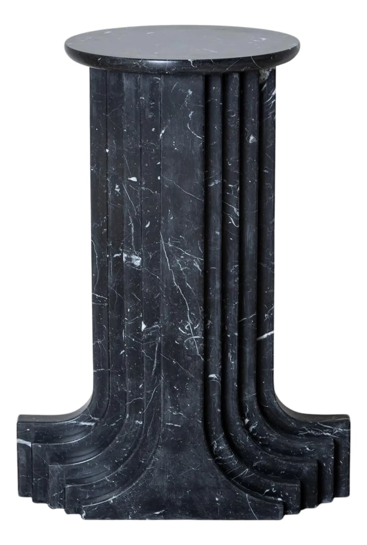 Black Marble Column attributed to Carlo Scarpa, Italy 1970 (1 of 6)