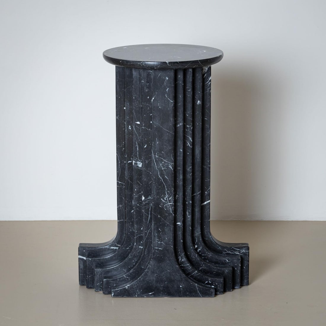 Black Marble Column attributed to Carlo Scarpa, Italy 1970 - 2