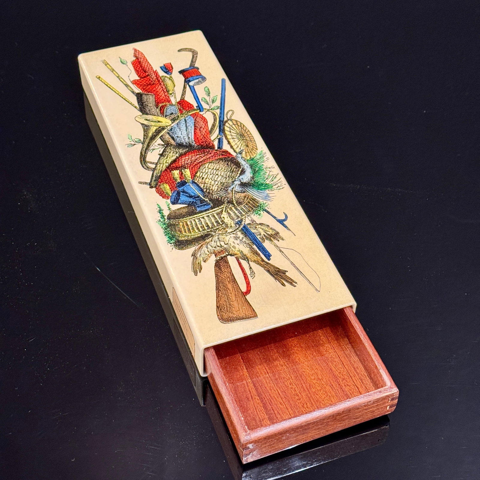 Fornasetti "Trofeo Selvaggina" Enameled Box, ca. 1950's - 9