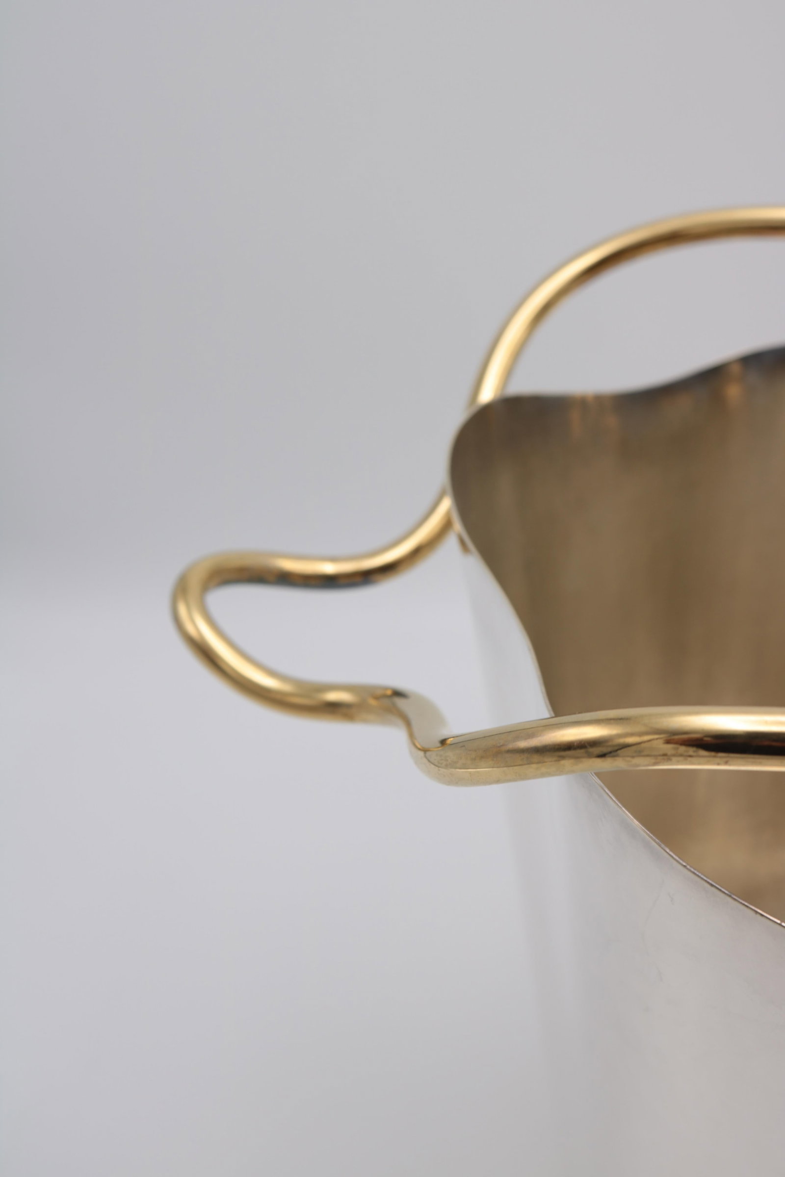 1990s Unusual Sterling Silver Champagne Cooler - 4