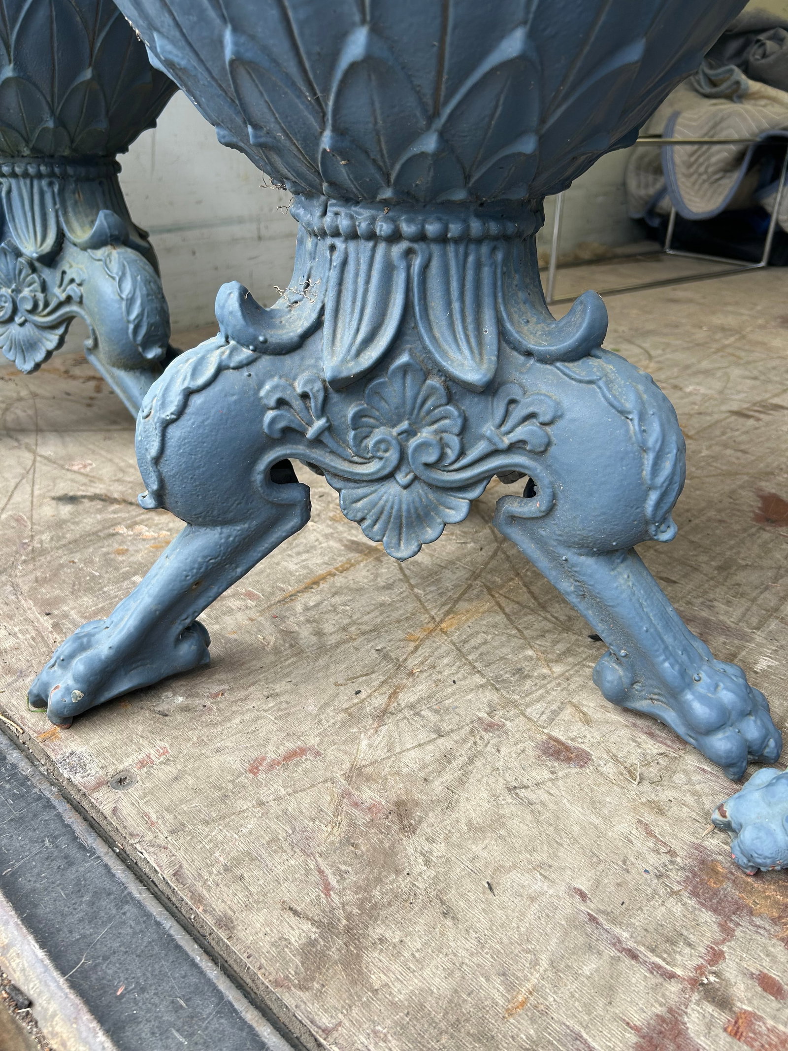 Rare Slate Grey Antique Garden Urns- 2 Pairs - 14