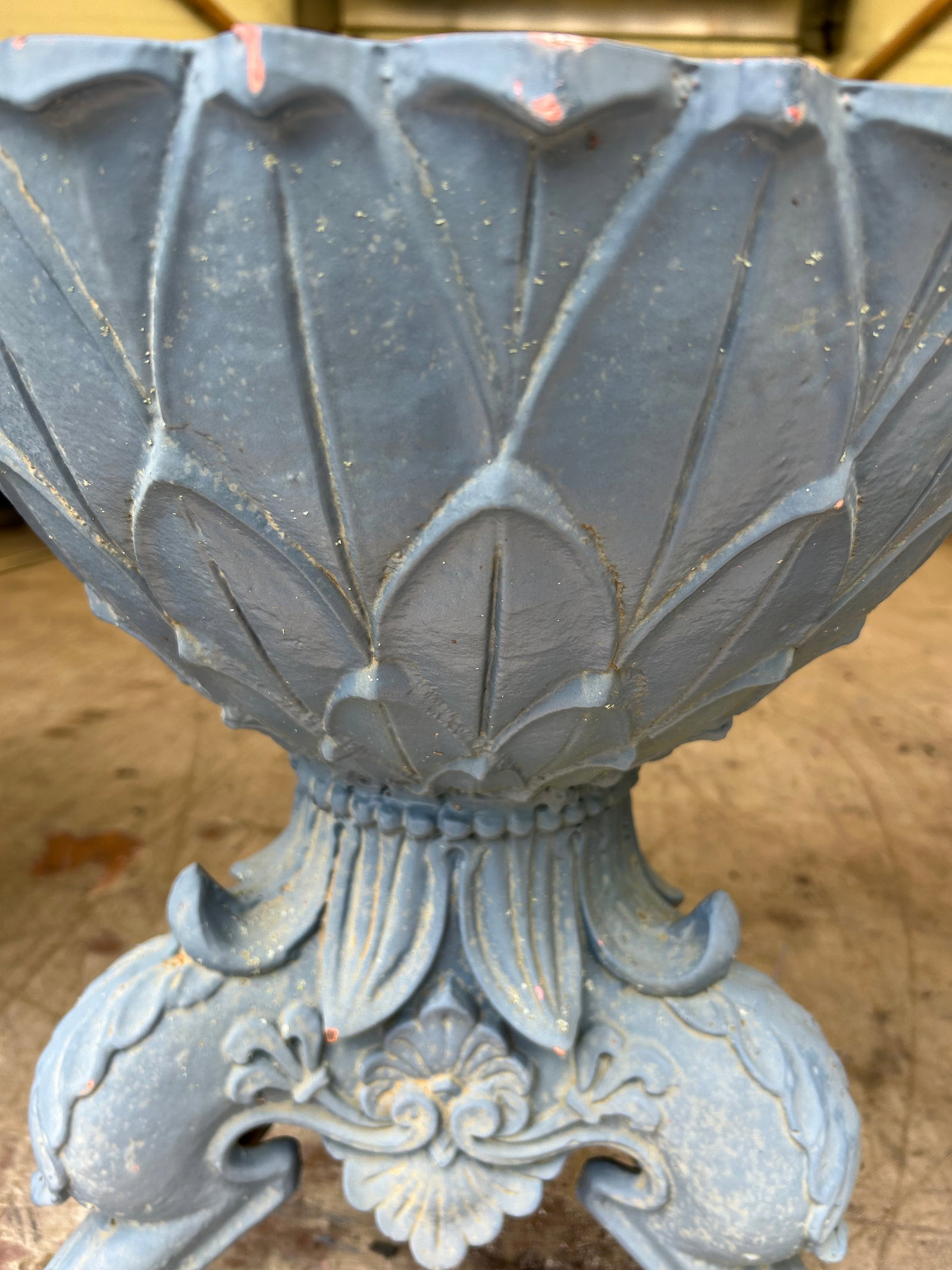 Rare Slate Grey Antique Garden Urns- 2 Pairs - 3