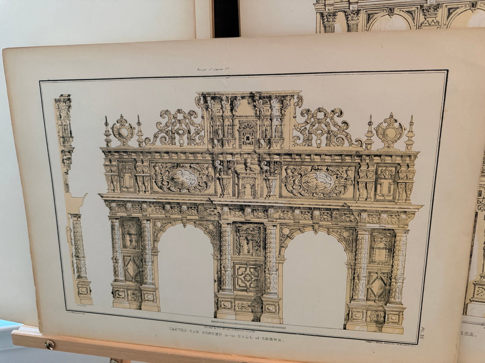 Antique Elizabethan Architecture and Decoration Portfolio by Richardson - 10