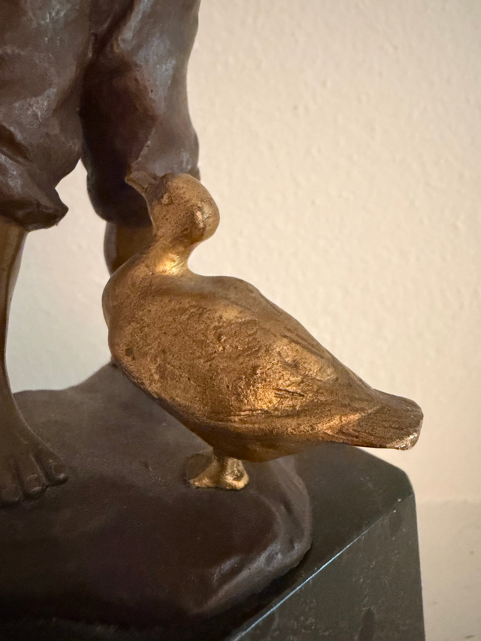 Late 19th Century, Julius Paul Schmidt-Felling, "Goose Boy" Bronze Sculpture - 5