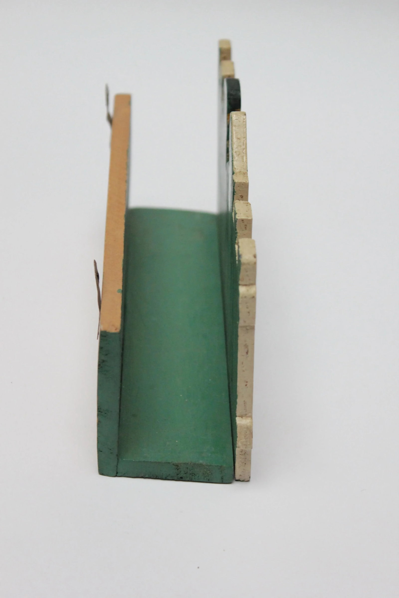 Folk Art Hand-Carved and Painted "Postman" Letter Holder - 4