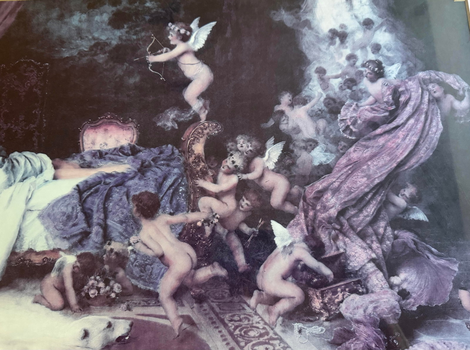 Modern After Francesco Vinea "Un Rêve D'Amour" (Dream of Love) 1896 Print - 2