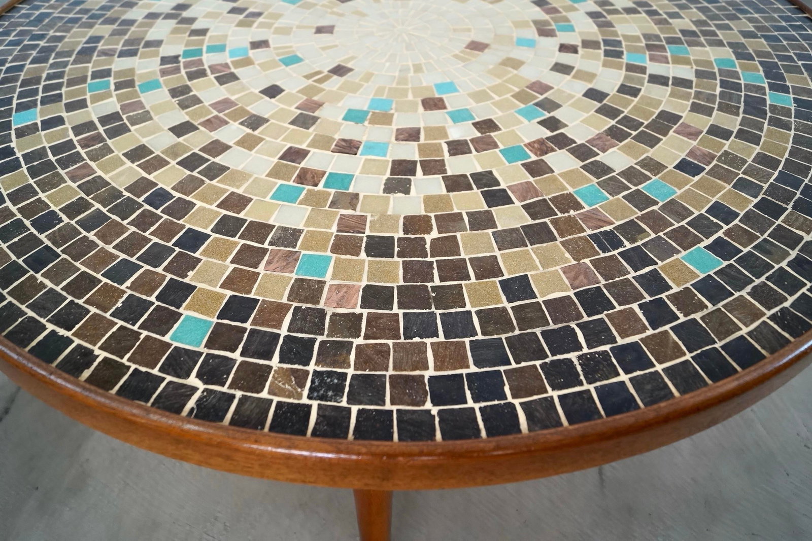 1960's Mid-Century Modern Gordon & Jane Martz Mosaic Tile Coffee Table - 10