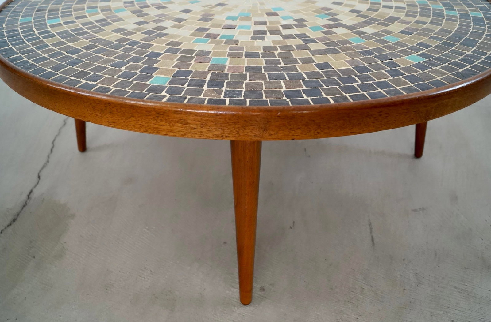 1960's Mid-Century Modern Gordon & Jane Martz Mosaic Tile Coffee Table - 11