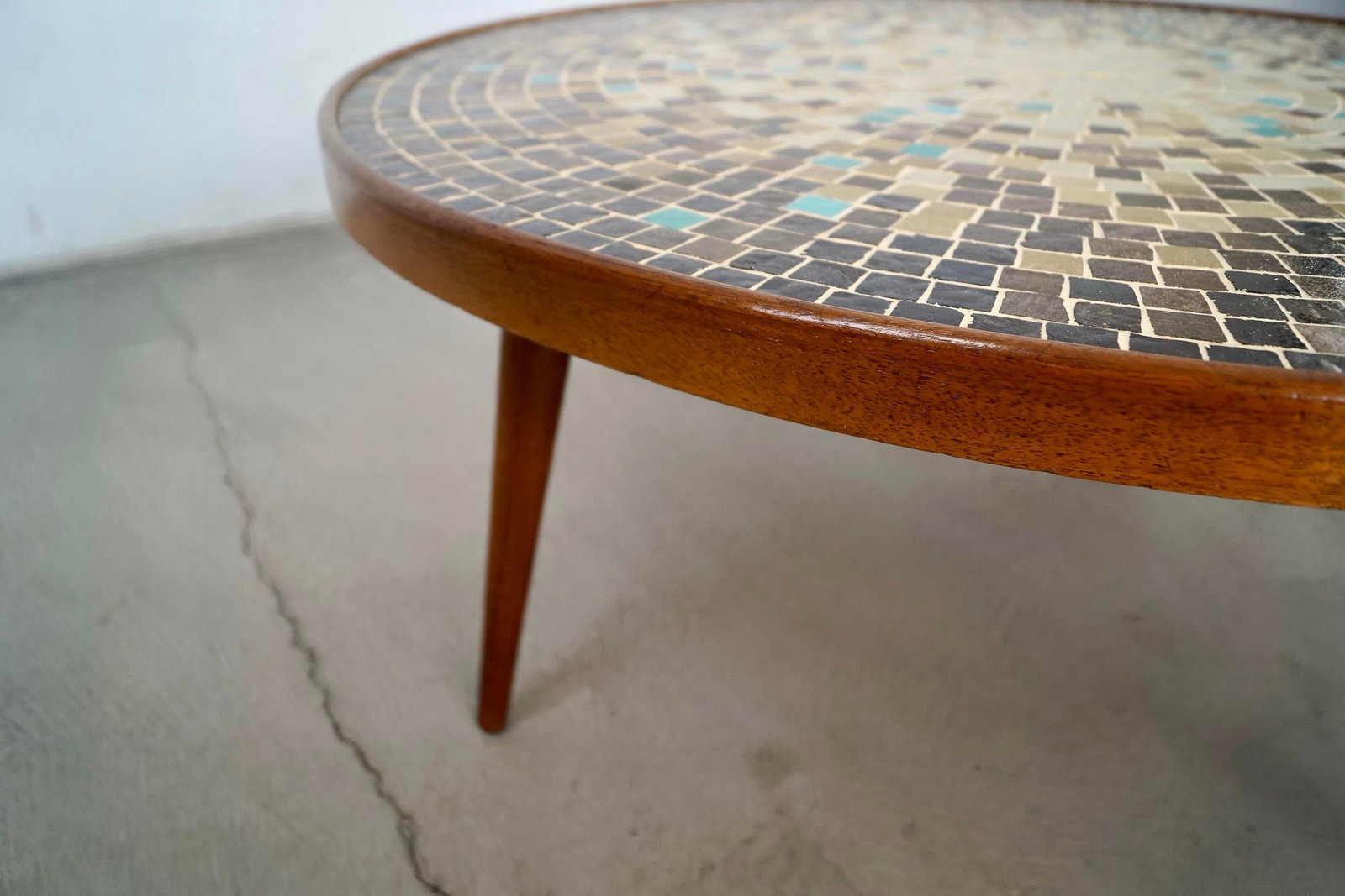 1960's Mid-Century Modern Gordon & Jane Martz Mosaic Tile Coffee Table - 12