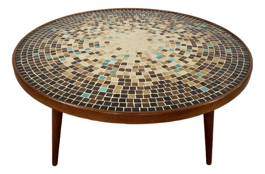 1960's Mid-Century Modern Gordon & Jane Martz Mosaic Tile Coffee Table (1 of 12)