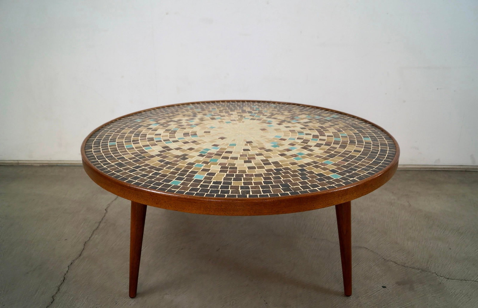 1960's Mid-Century Modern Gordon & Jane Martz Mosaic Tile Coffee Table - 3