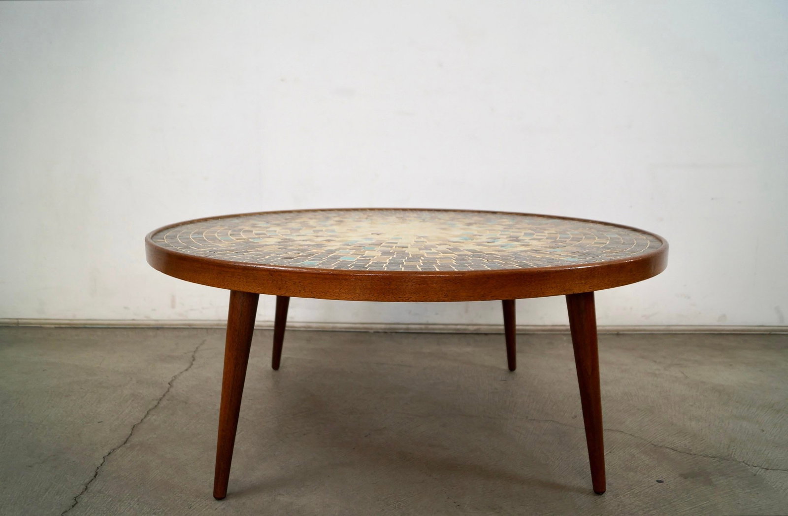1960's Mid-Century Modern Gordon & Jane Martz Mosaic Tile Coffee Table - 4