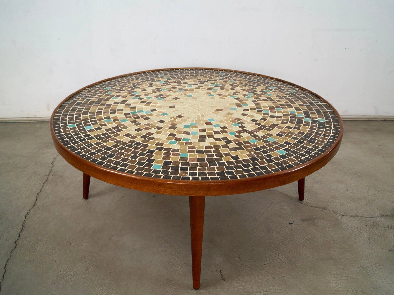 1960's Mid-Century Modern Gordon & Jane Martz Mosaic Tile Coffee Table - 5