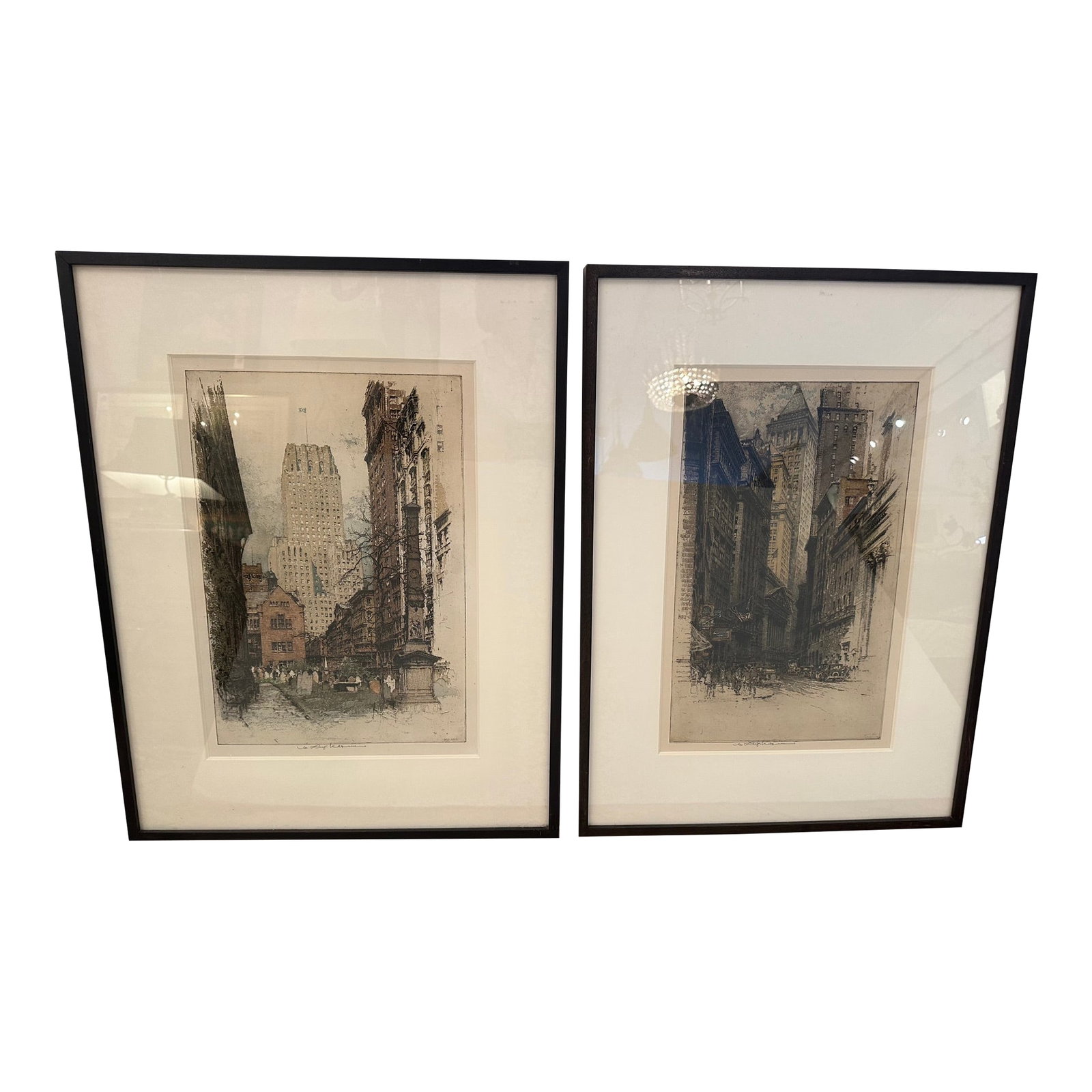 1920s Signed Luigi Kasimir Etchings - Set of 2 (1 of 17)