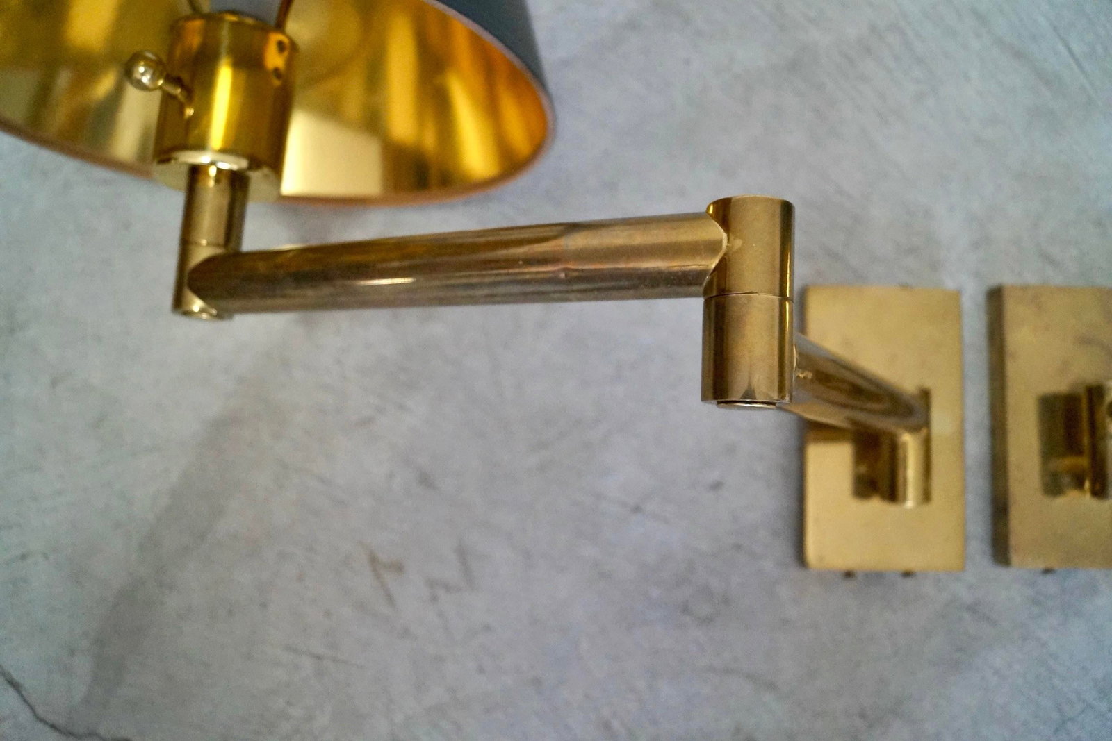 1960's Mid-Century Hollywood Regency Brass Sconces by Chapman - A Pair - 7