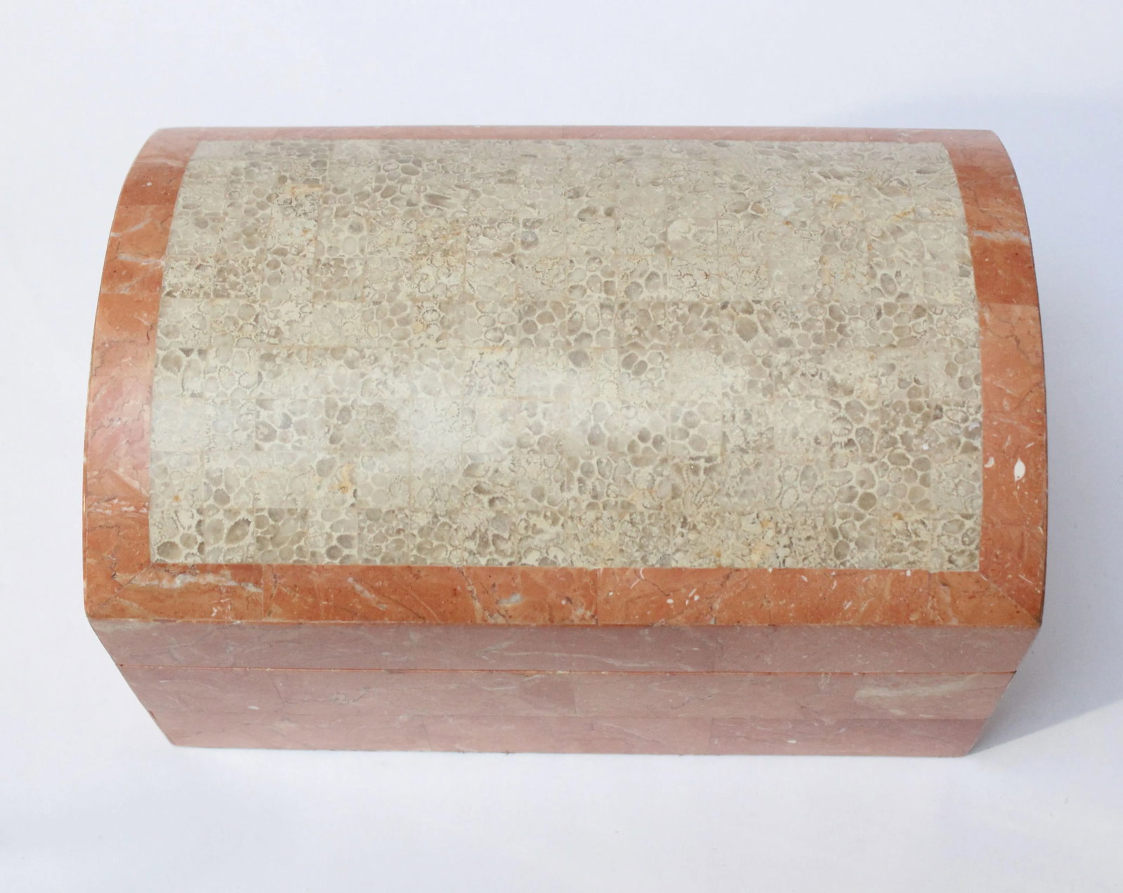 Vintage Tessellated Stone Jewelry Box by Maitland Smith - 2