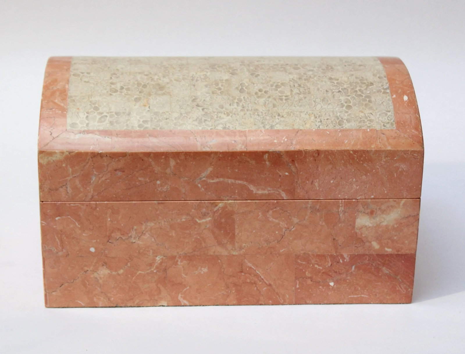 Vintage Tessellated Stone Jewelry Box by Maitland Smith - 3