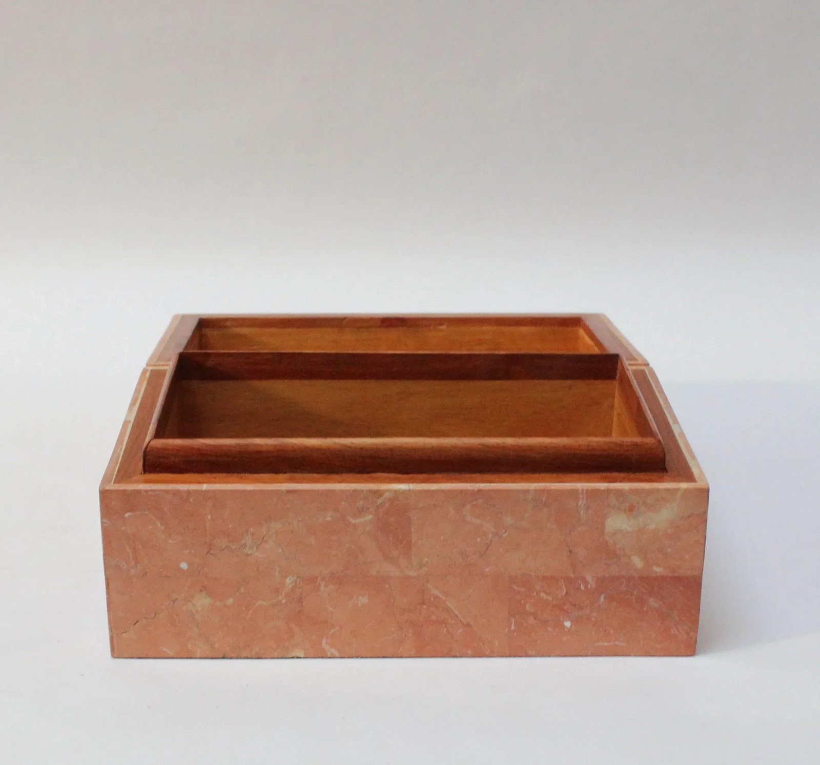 Vintage Tessellated Stone Jewelry Box by Maitland Smith - 6
