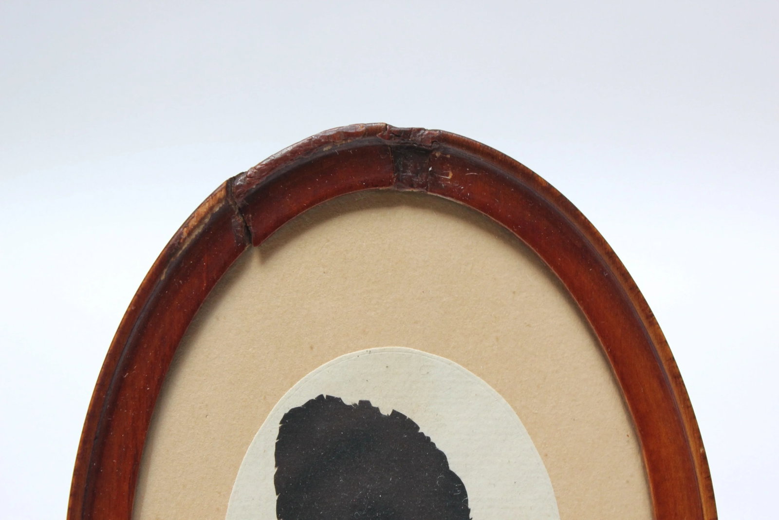 Eighteenth Century American Antique Framed "Lady" Silhouette - 5