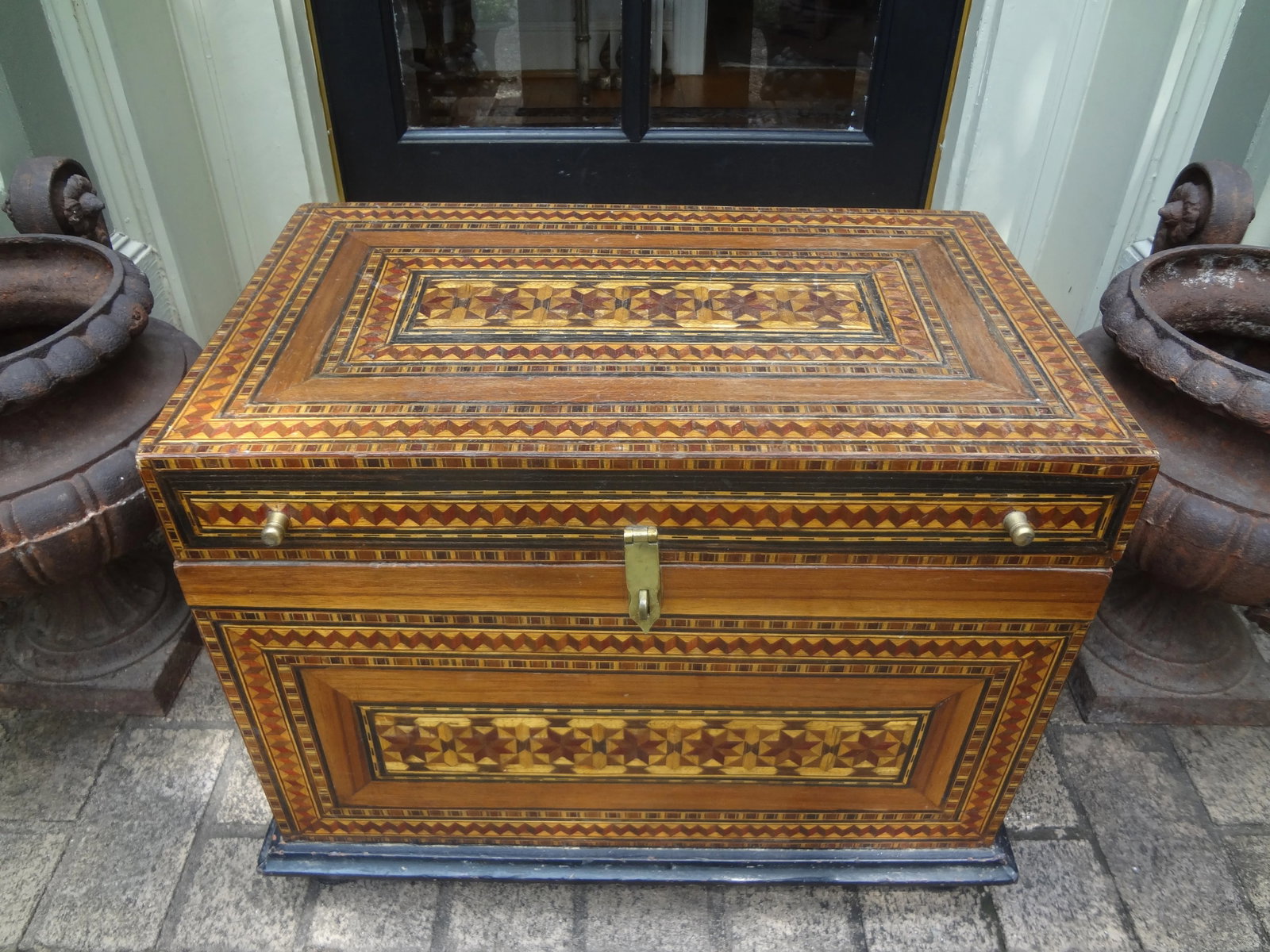 Antique Moroccan Coffer, Trunk or Box - 3