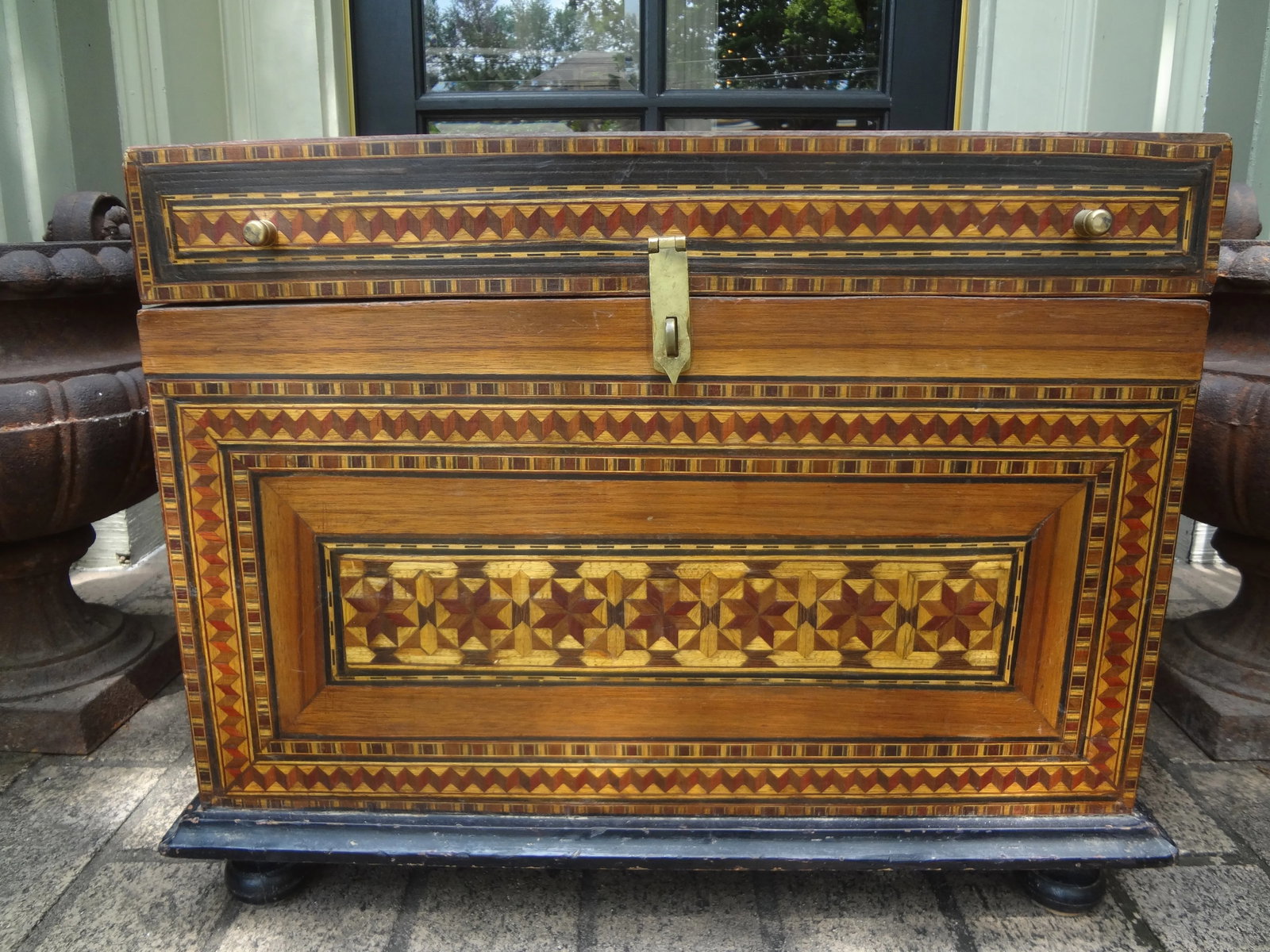 Antique Moroccan Coffer, Trunk or Box - 4