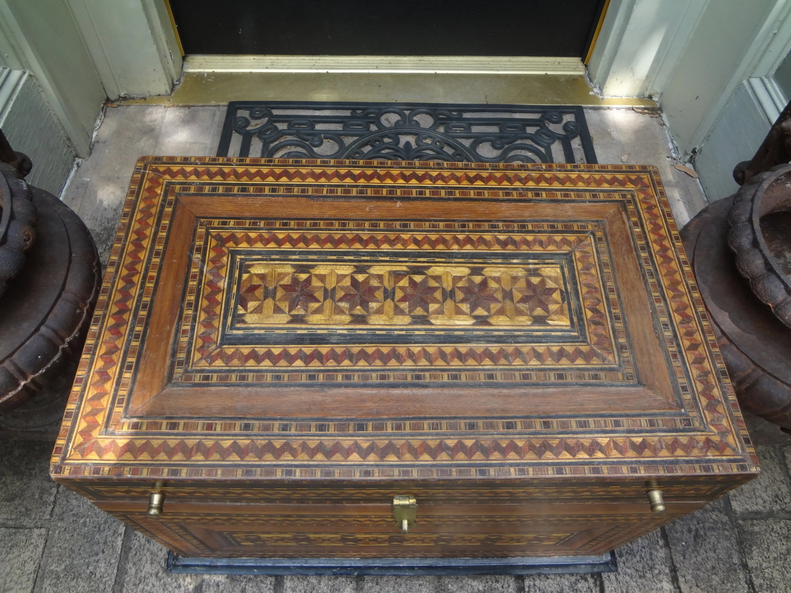 Antique Moroccan Coffer, Trunk or Box - 5